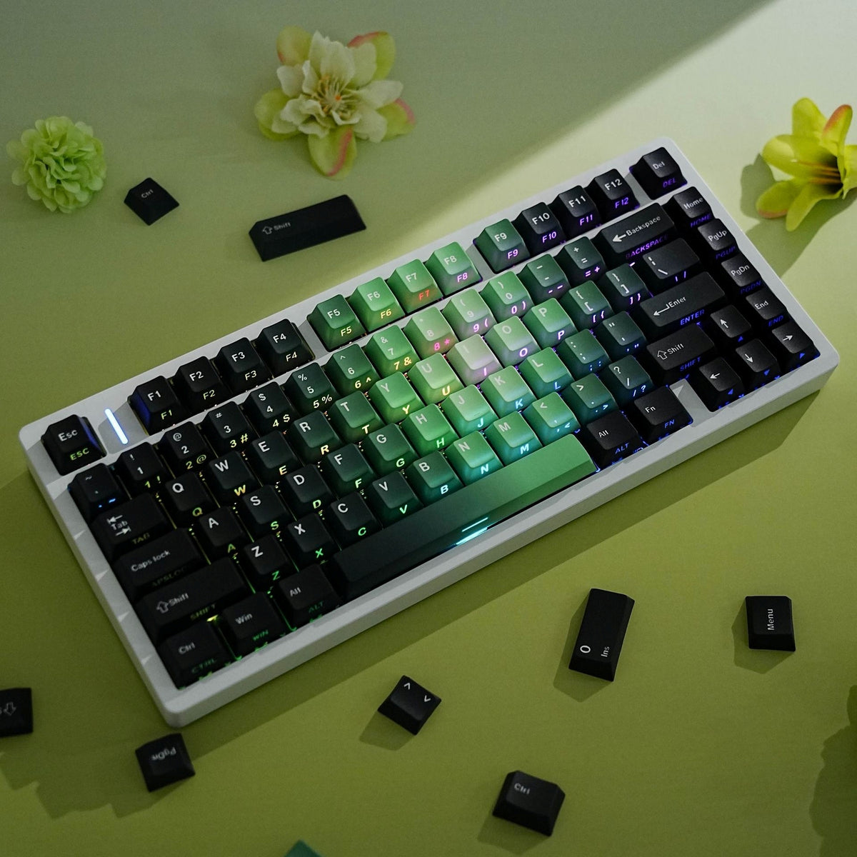 Ripple Dual Legends Cherry Backlit Keycaps