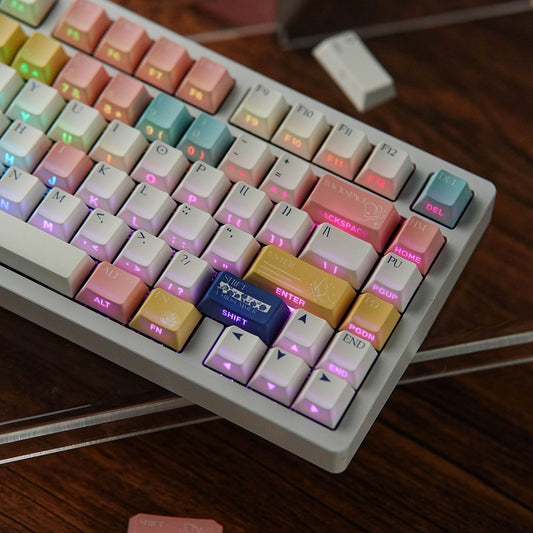 Mid-Summer Night Dual Legends Cherry Backlit Keycaps