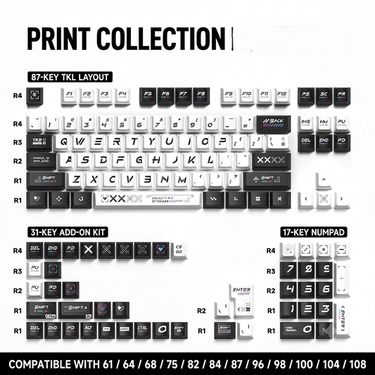 Counter Strike Print Stream Cherry PBT Thick Keycaps