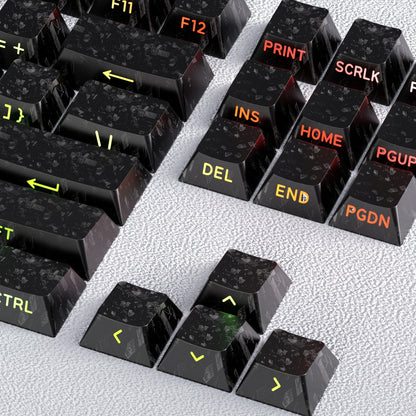 Forged Carbon Side Backlit Cherry Keycaps Smart Kit