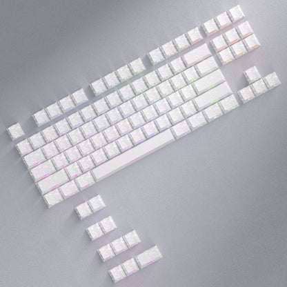 Forged White Carbon Side Backlit Cherry Keycaps Smart Kit