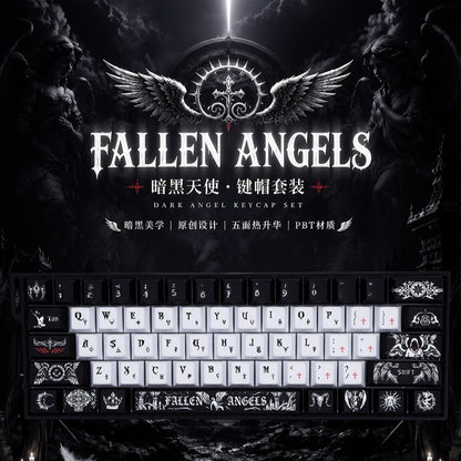 Dark Angel Quality Side Backlit Cherry PBT Keycaps