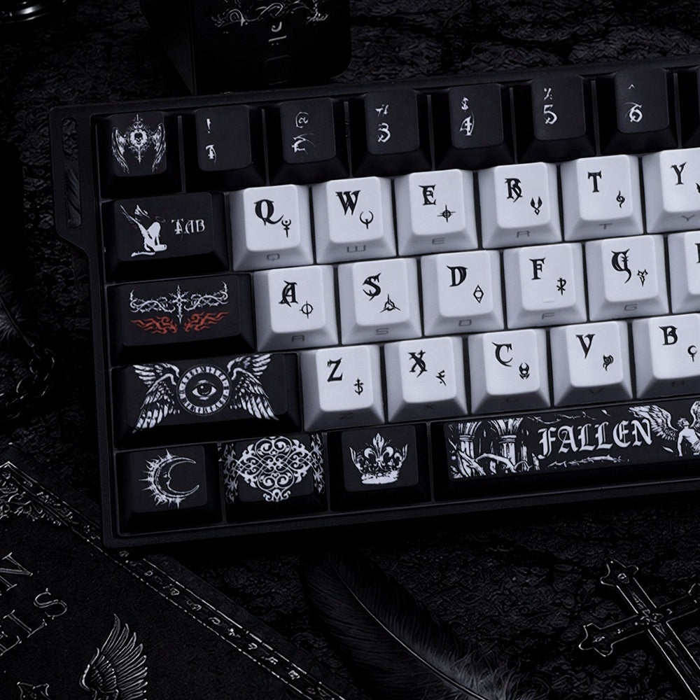 Dark Angel Quality Side Backlit Cherry PBT Keycaps