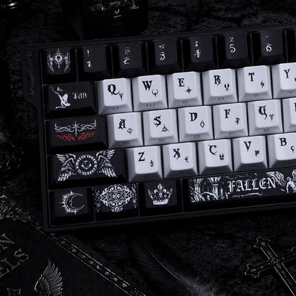 Dark Angel Quality Side Backlit Cherry PBT Keycaps