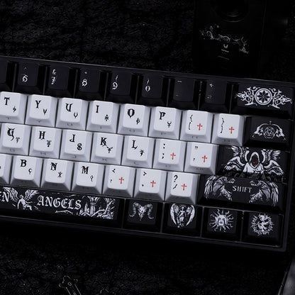 Dark Angel Quality Side Backlit Cherry PBT Keycaps