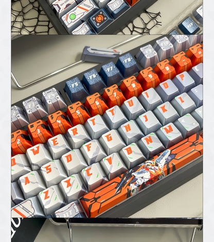 Archangel Gundam Quality Metallic Paint Cherry PBT Keycaps