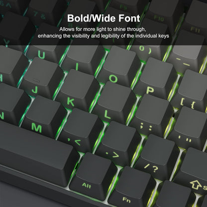 Womier Dark Polar Side Backlit OEM PBT Keycaps