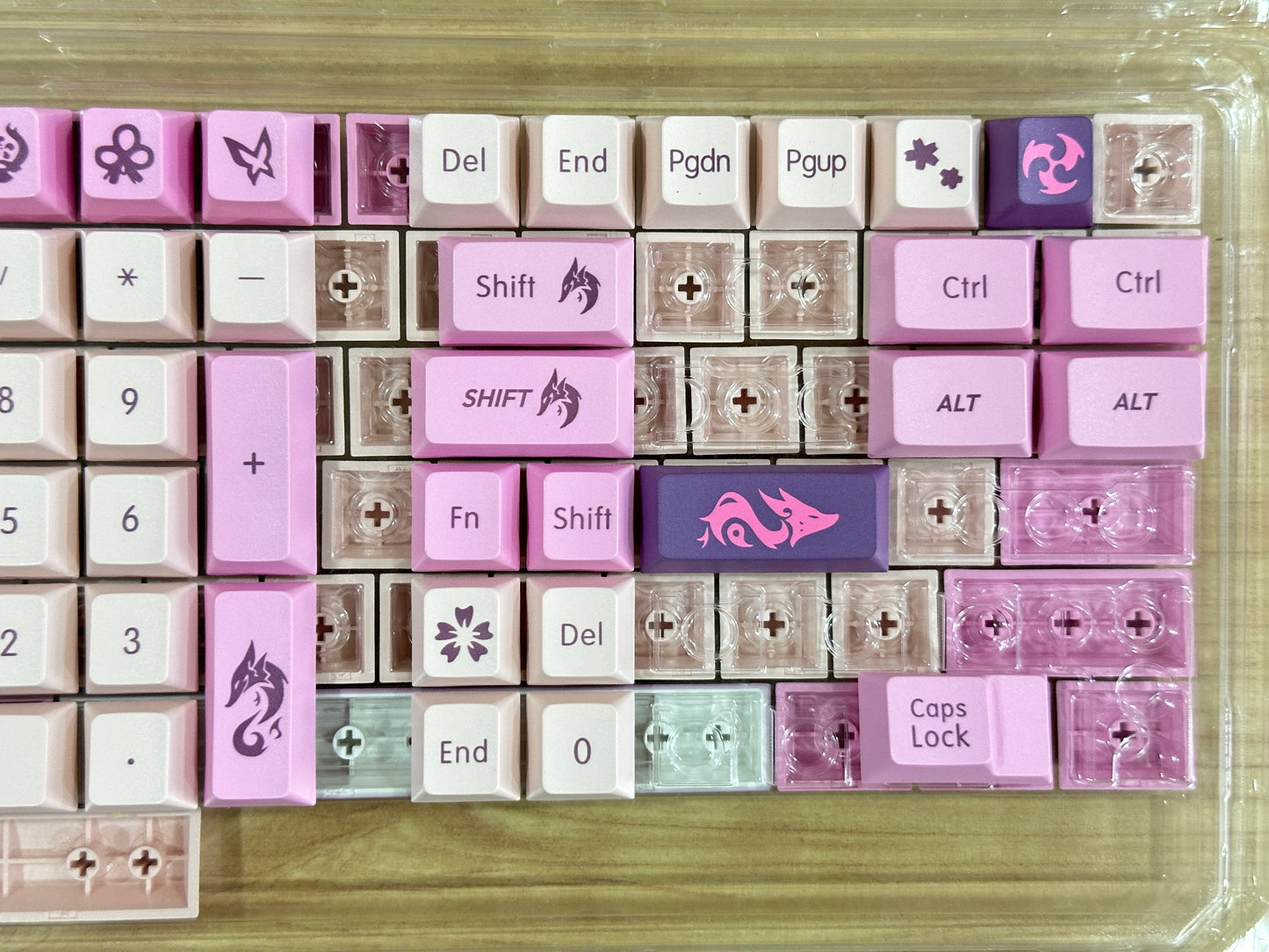 Lightning Sakura Sword Cherry PBT Keycaps