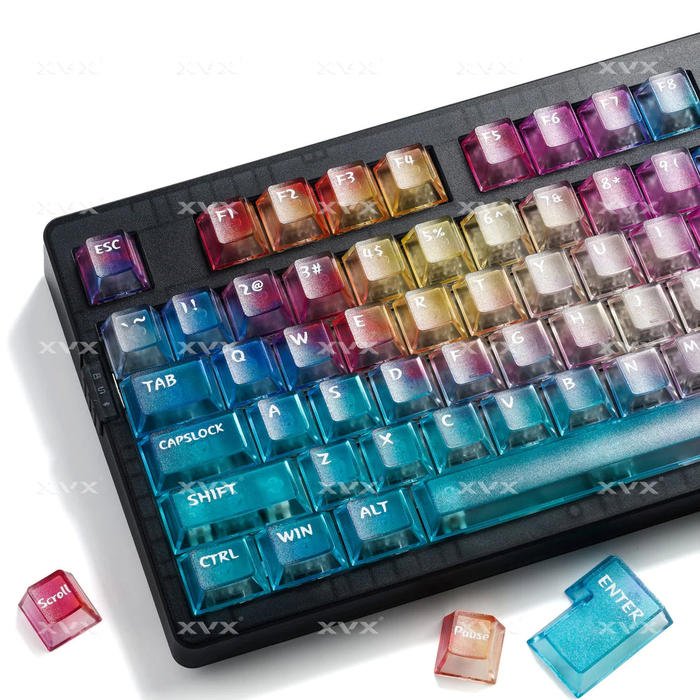 Skyglow Gorgeous-View Cherry Profile PC Keycaps – CuriosityCaps