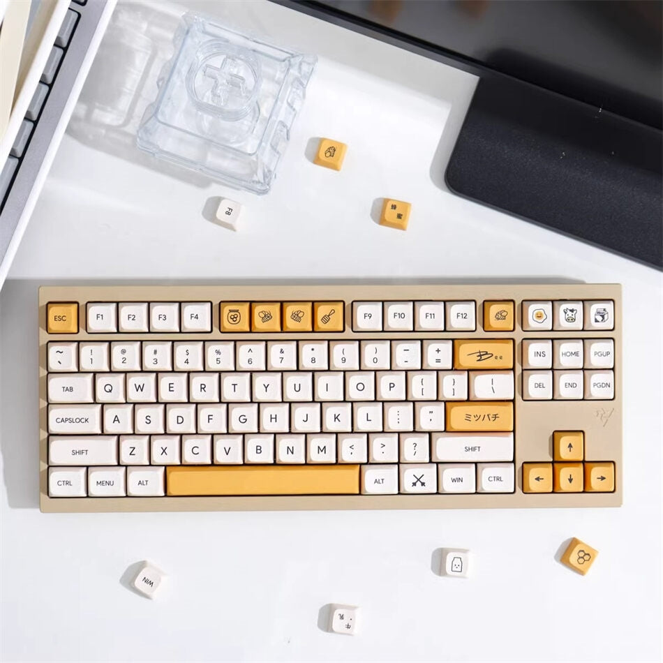 Honey Milk XDA PBT Keycaps