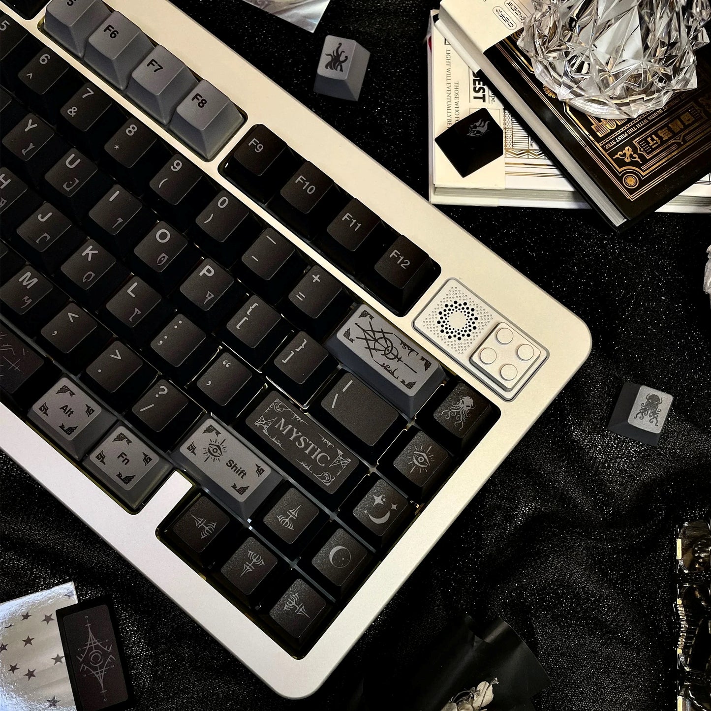 Gothic Occult Cherry PBT Keycaps