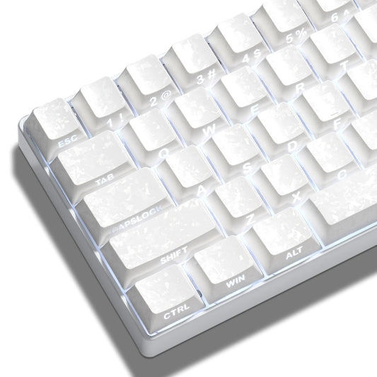 Womier Forged Carbon White Side Backlit Cherry keycaps