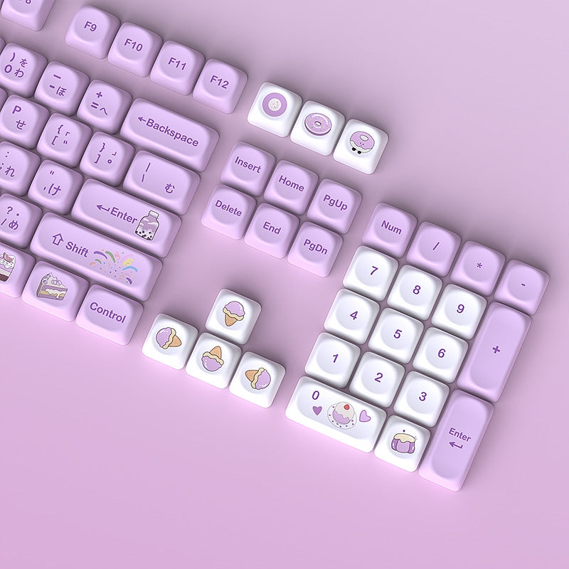 Taro Bobo Japanese Sub MOA PBT Keycaps