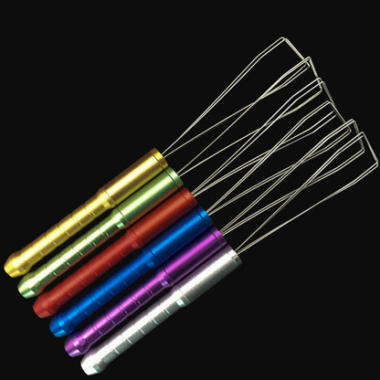 162mm 3 In 1 Detachable Keycaps Puller Tool Keycaps Removal for Mechanical Keyboard Aluminium Alloy Steel Wire
