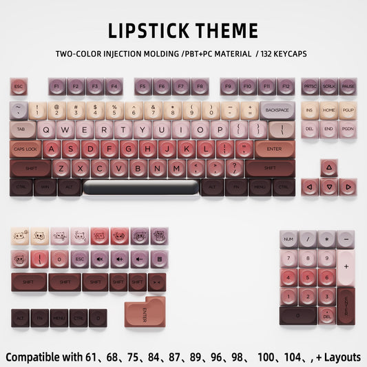 Lipstick HOA Profile Translucent Keycaps