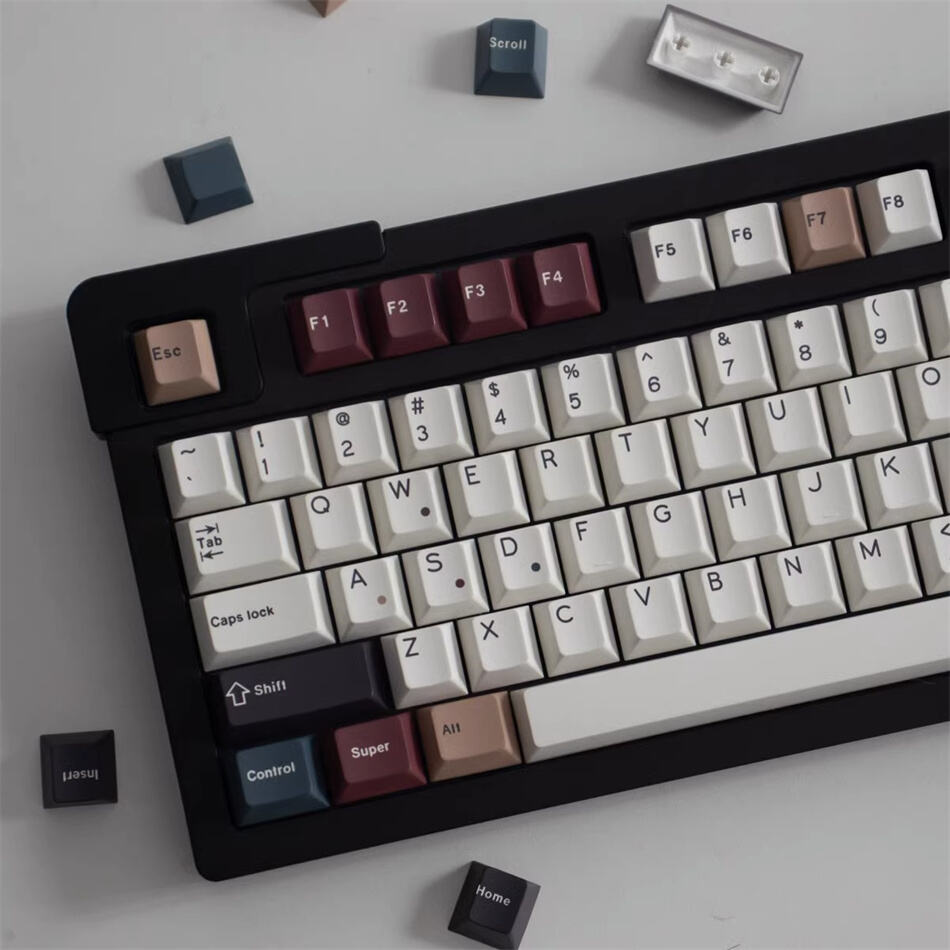 Retro Mixed Lights Cherry PBT Clone Keycaps