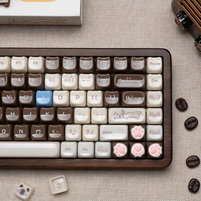 Jade Siamese Cat MAO Keycaps
