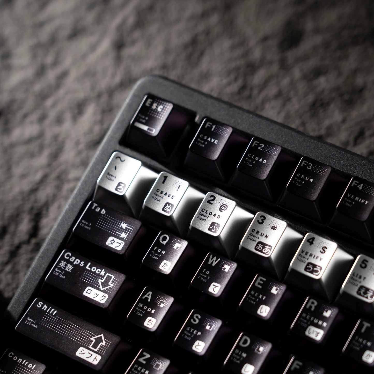 Womier Parametric Cherry Metallic Coating Keycap Set