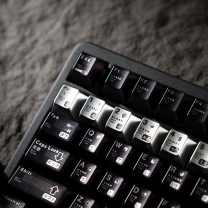 Womier Parametric Cherry Metallic Coating Keycap Set