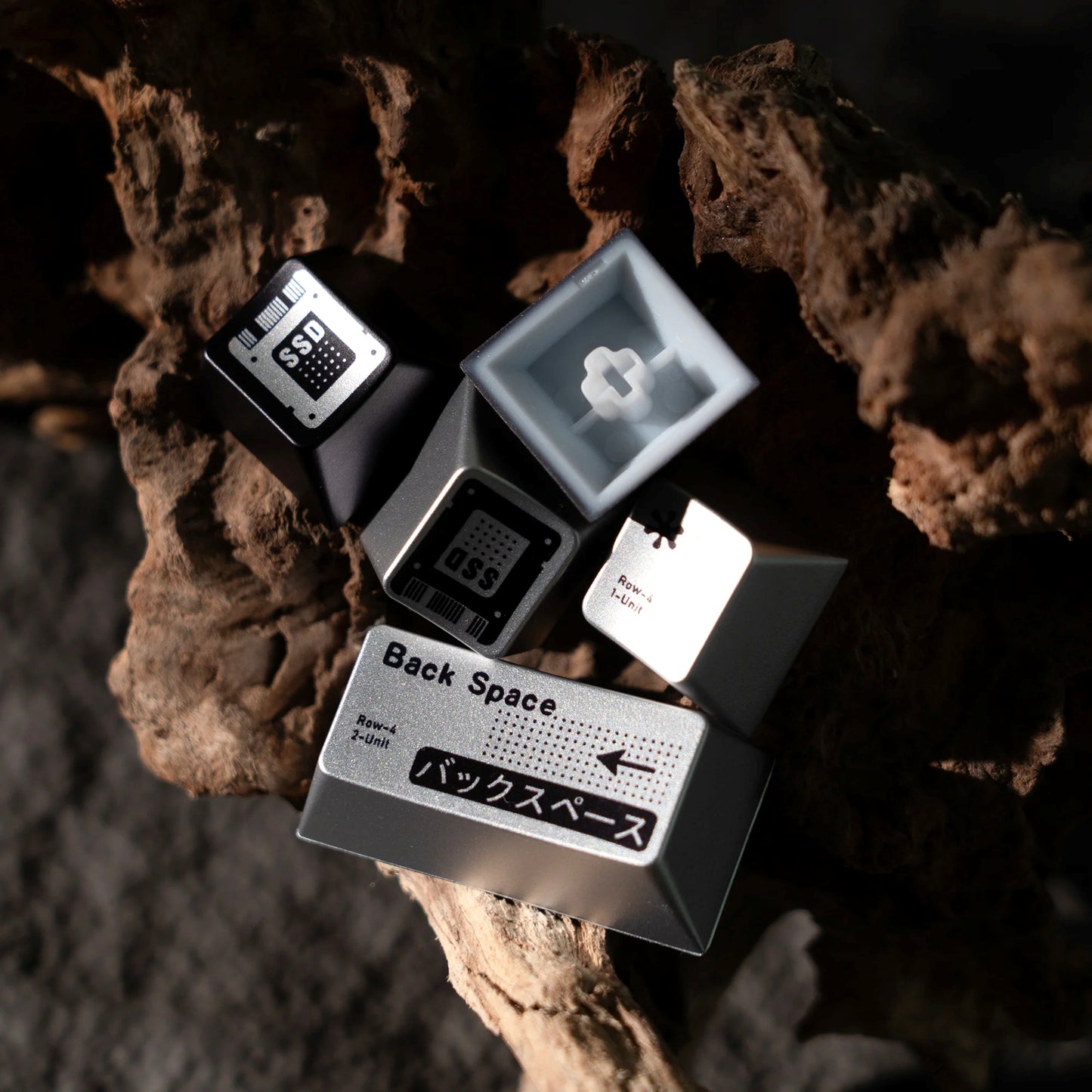 Womier Parametric Cherry Metallic Coating Keycap Set