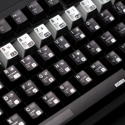 Womier Parametric Cherry Metallic Coating Keycap Set