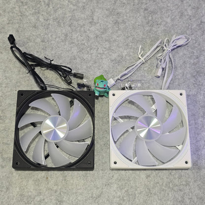 upHere 120mm Computer Case Fan 5v ARGB PC Fan with PWM 4-Pin Interface High Performance Cooling Low Noise for Enhanced PC Cooling