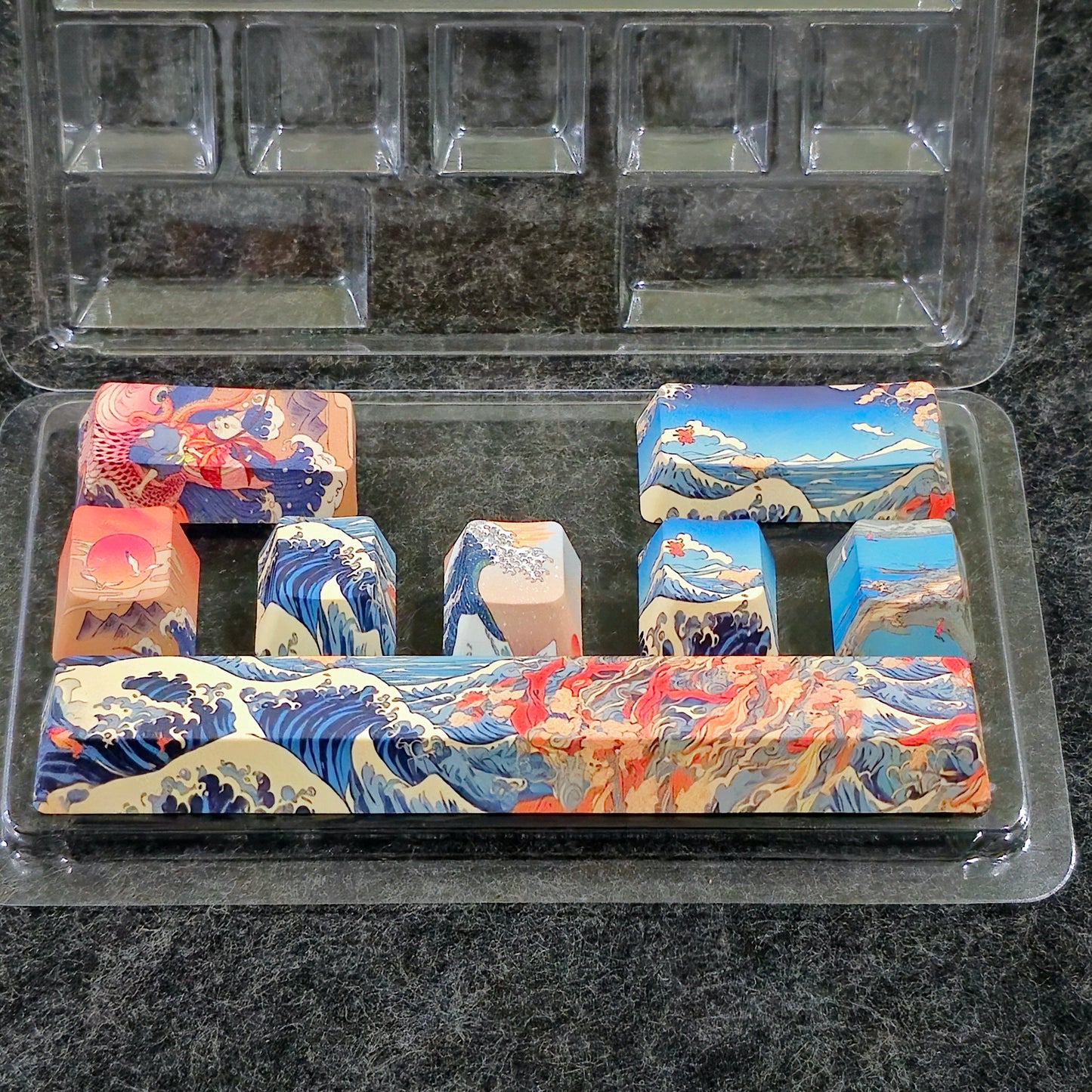 Coral Sea Novelty Sublimation Keycaps OEM