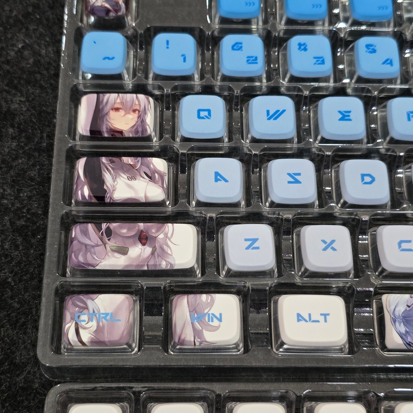 Ayanami High Quality PBT PC OEM Bottom Backlit Pudding Keycaps