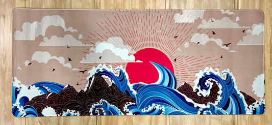 Big Waves Tropical Island Super Smooth Speed XXL Deskmat