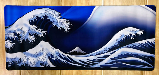 The Great Wave Of Kanagawa Night Super Smooth Speed XXL Deskmat