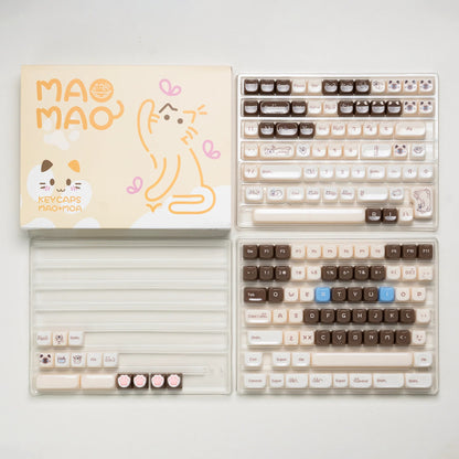 Jade Siamese Cat MAO Keycaps