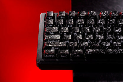 Womier Forged Carbon-Look Cherry Profile Keycaps