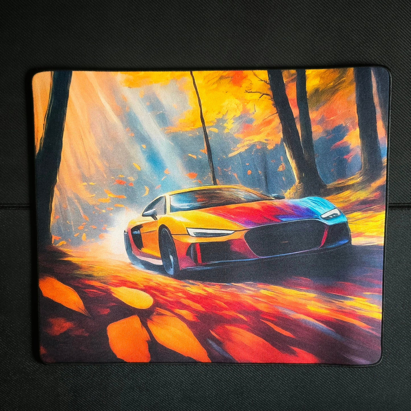 R8 Fall illustartion 44*40*4mm Control Gaming Mousepad