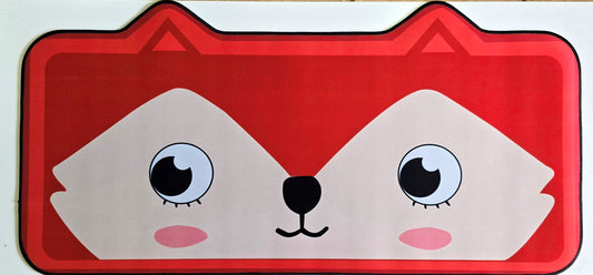 Cat Ear Shape Red Meow 800x400x4mm Deskmat