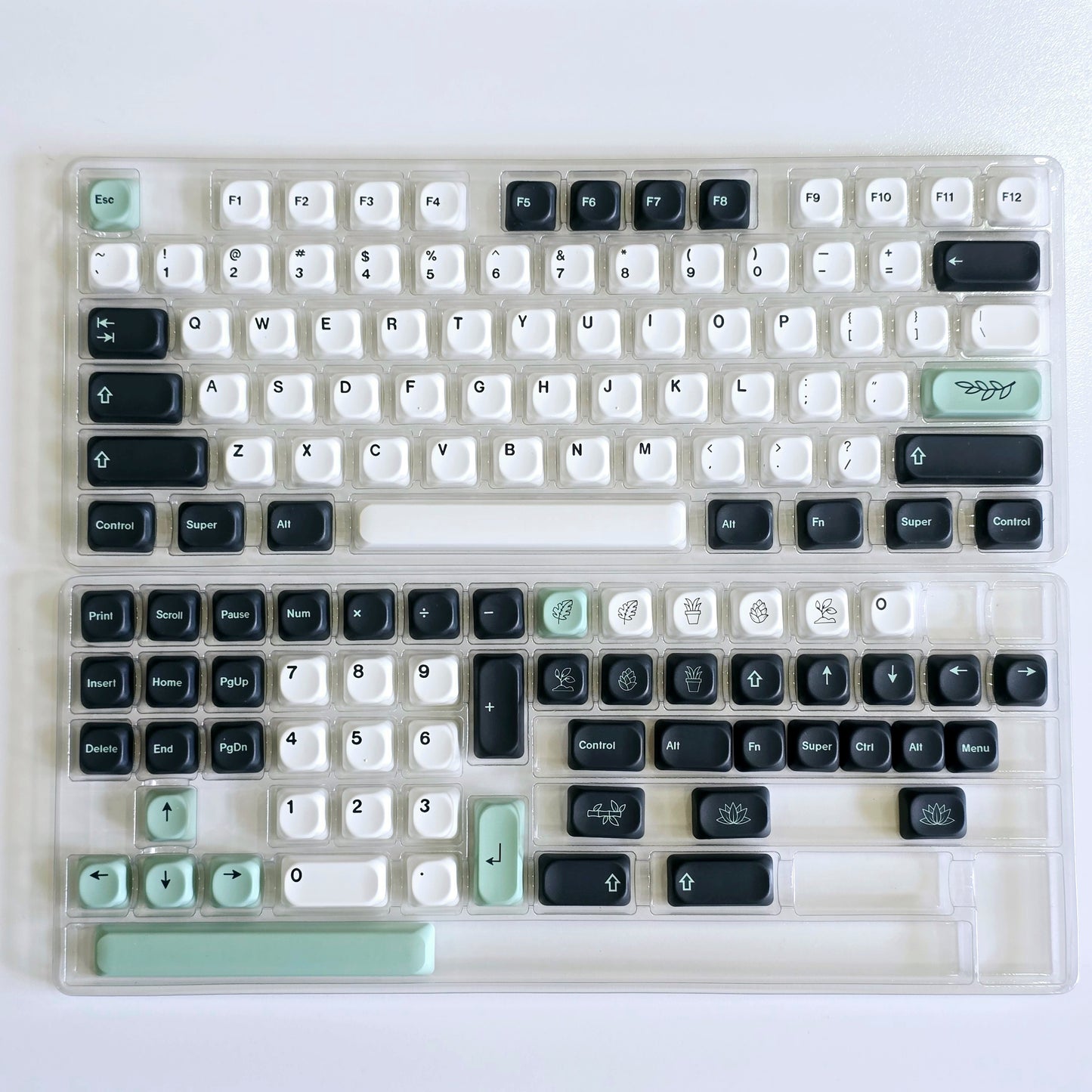 Botanical Garden Green Plant MOA Profile PBT Keycaps