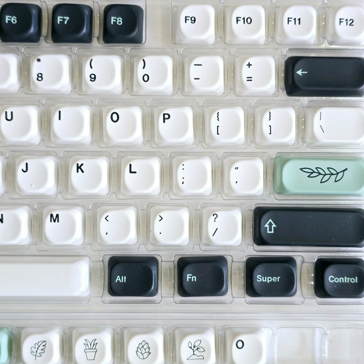 Botanical Garden Green Plant MOA Profile PBT Keycaps