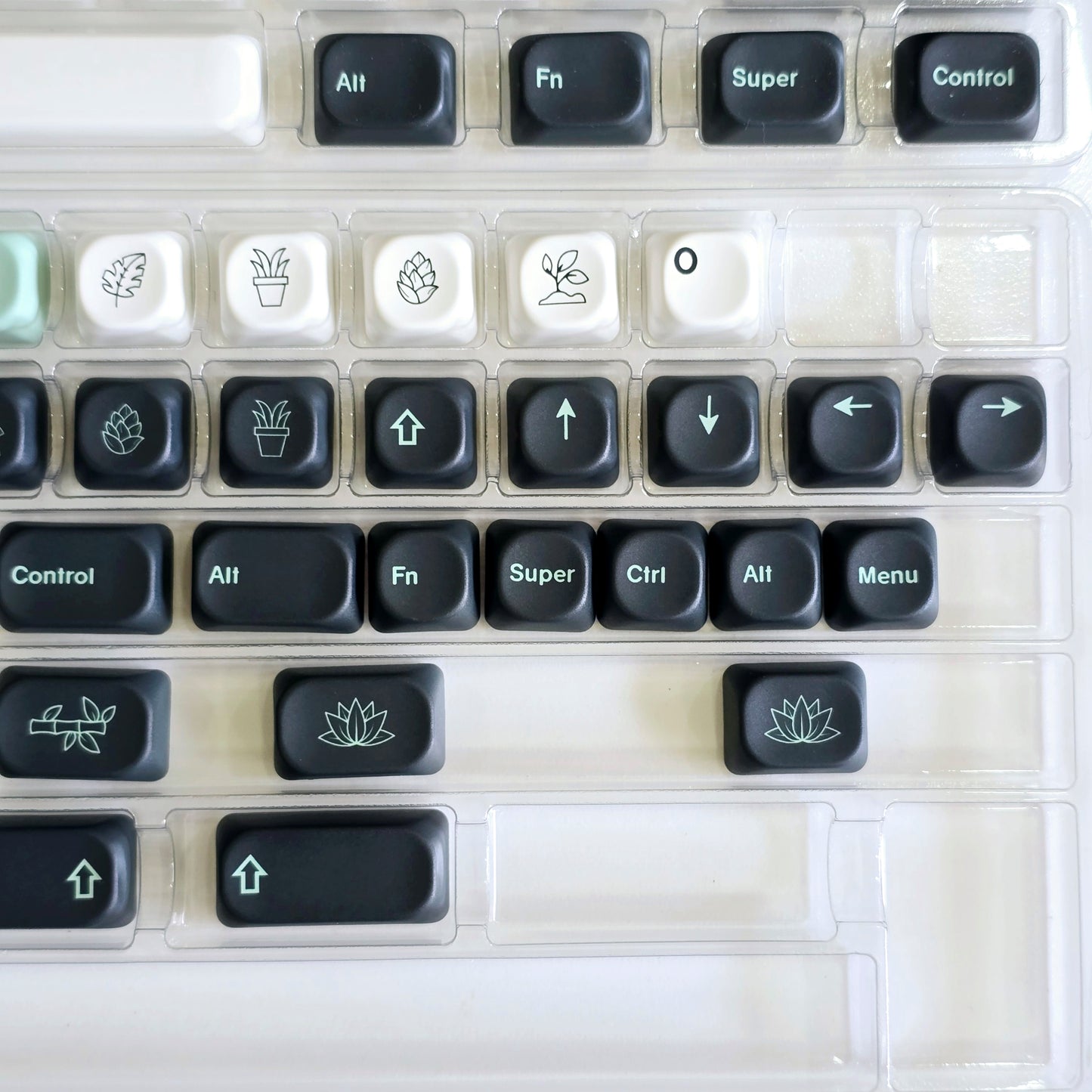 Botanical Garden Green Plant MOA Profile PBT Keycaps