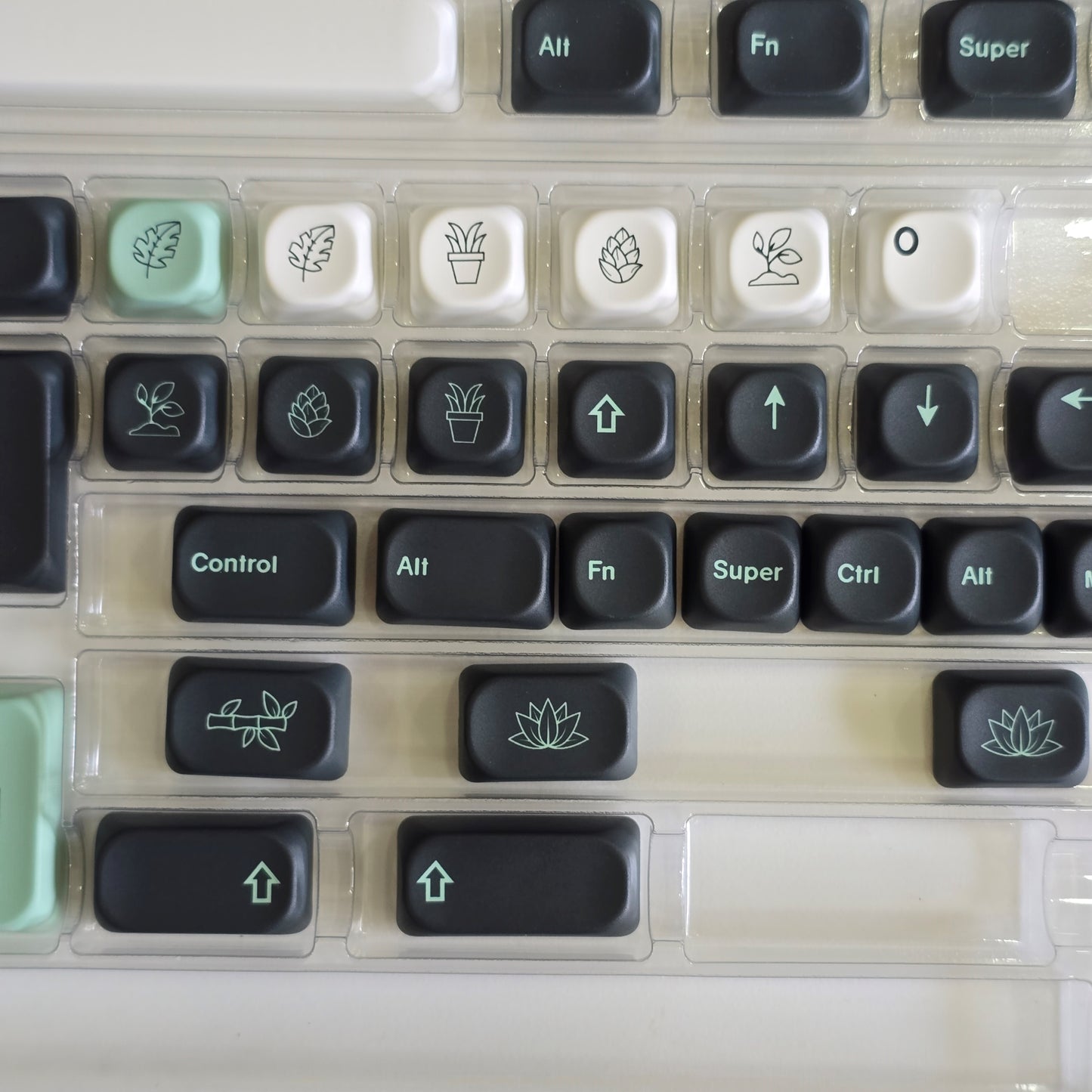 Botanical Garden Green Plant MOA Profile PBT Keycaps