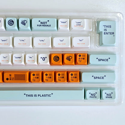 Premium THIS IS PLASTIC Theme MDA PBT 150 Extended Edition Keycaps