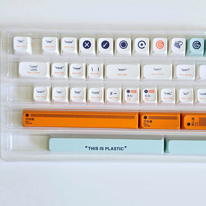 Premium THIS IS PLASTIC Theme MDA PBT 150 Extended Edition Keycaps