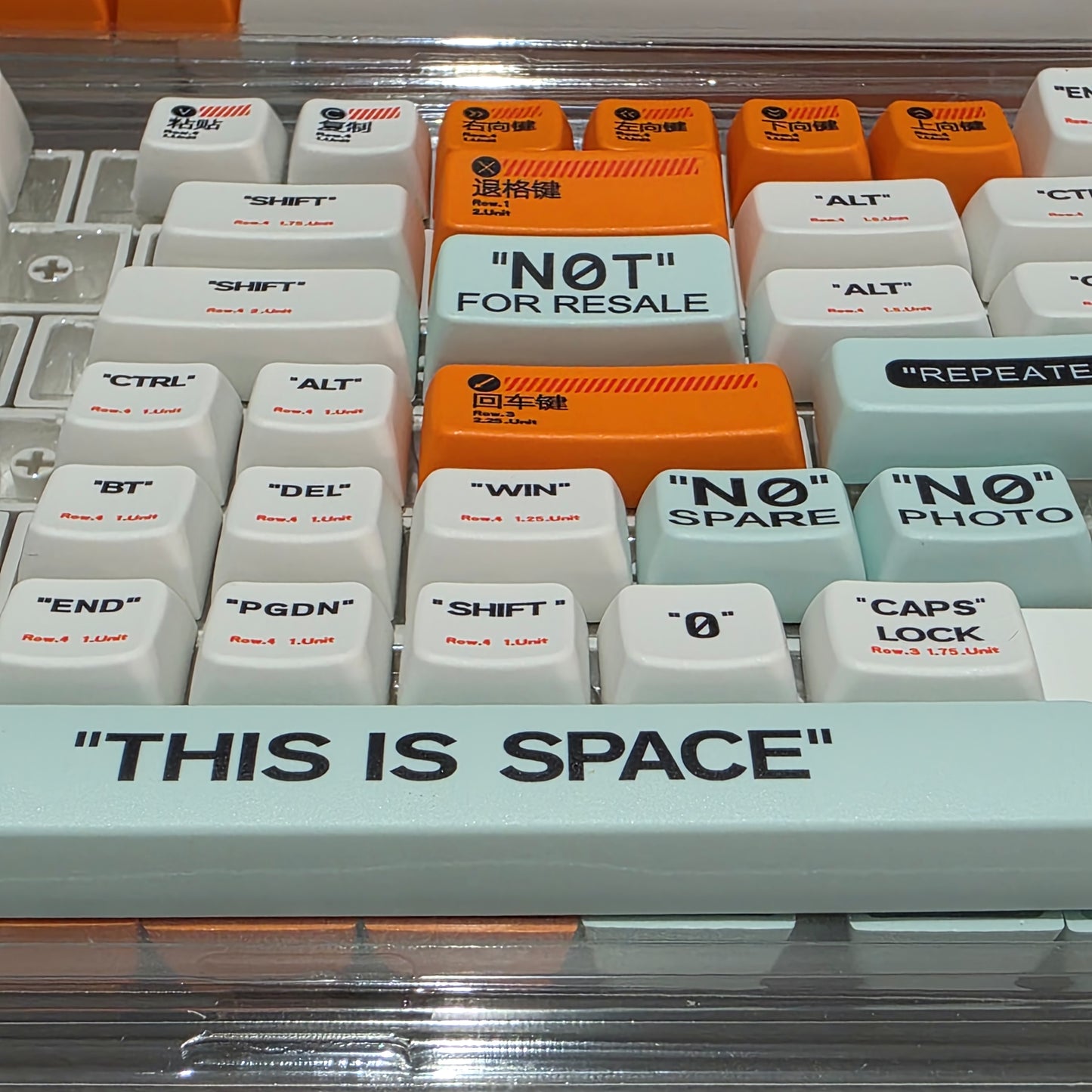 Premium Plastic MDA PBT Keycaps