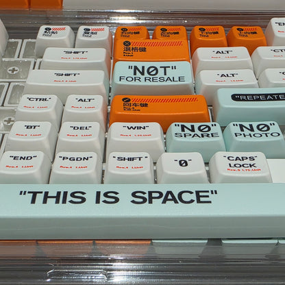 Premium Plastic MDA PBT Keycaps