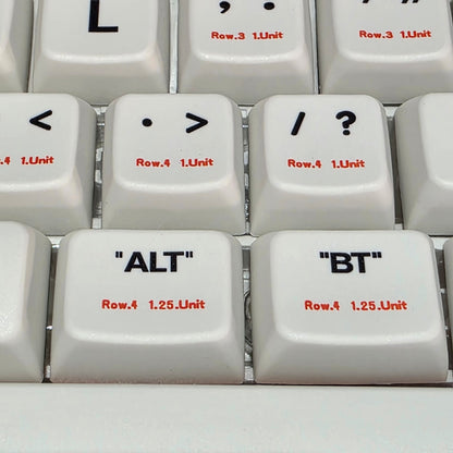 Premium Plastic MDA PBT Keycaps