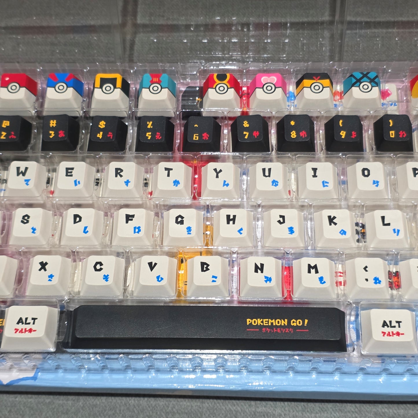 Pokemon Go Moa-Cherry PBT Keycaps