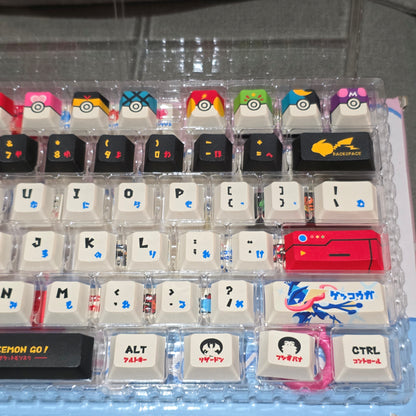 Pokemon Go Moa-Cherry PBT Keycaps