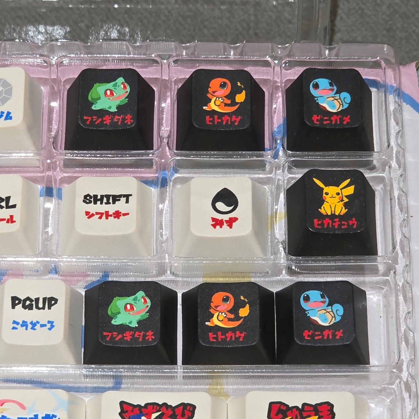 Pokemon Go Moa-Cherry PBT Keycaps