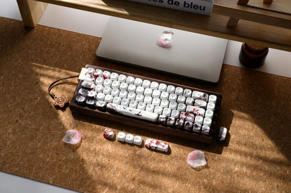 XVX Mono Plum Blossom MOA Profile Shine-Through PBT Keycap Set