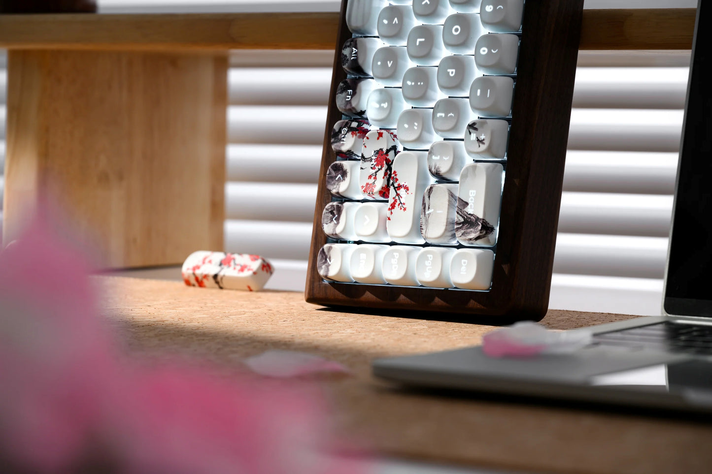 XVX Mono Plum Blossom MOA Profile Shine-Through PBT Keycap Set