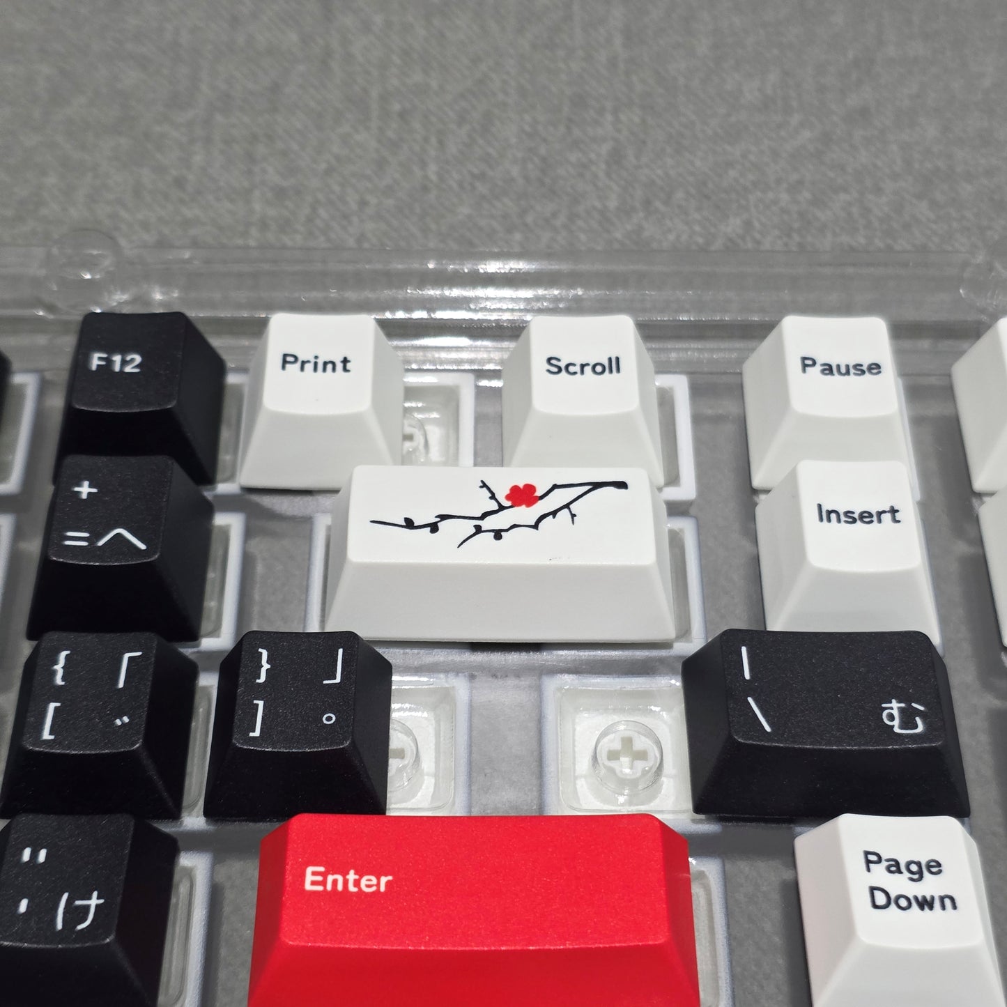 Sumi Inspired Japanese Cherry PBT Keycaps