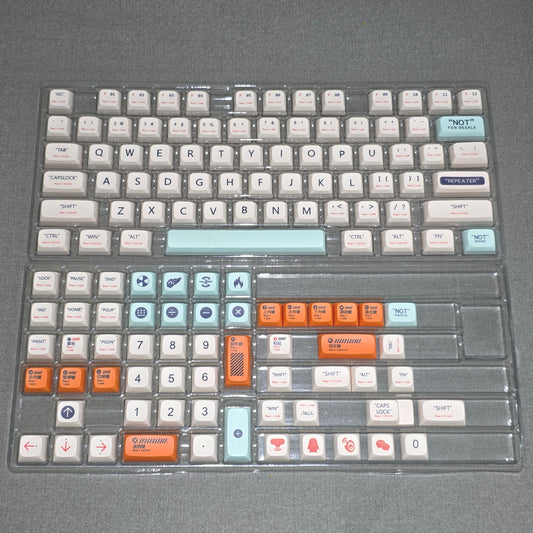 CLEARANCE This Is Plastic Theme XDA PBT Keycaps